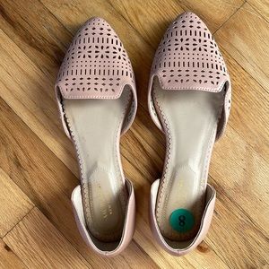 Blush Pink Flats - Size 8 - Worn Once